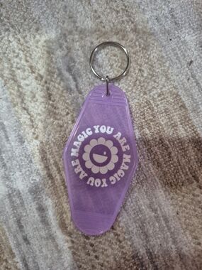 Purple 'You Are Magic' Keychain Phone Accessory